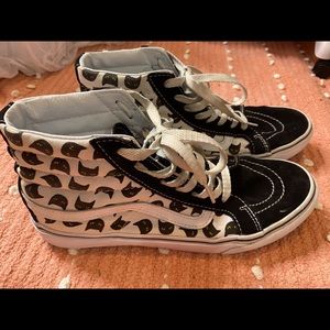 Rare Limited Edition Cat Halloween Vans Sk8 Sneakers
